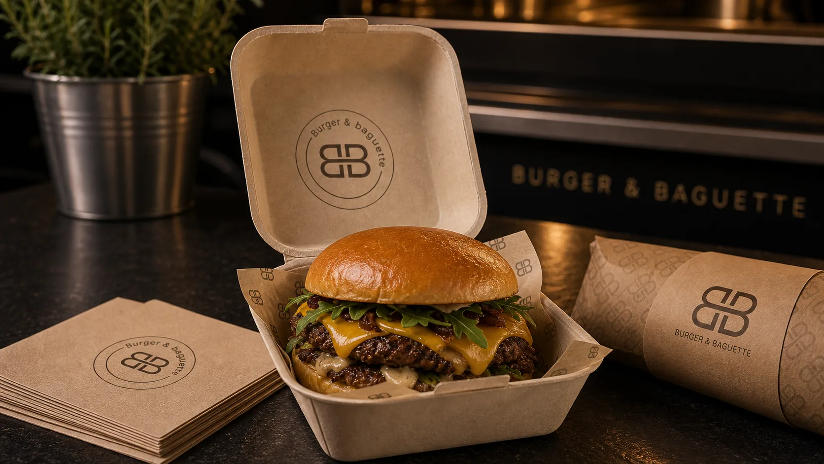 Burger & Baguette Signature Smash Burger